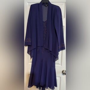 R&M Richards Deep Purple Dress